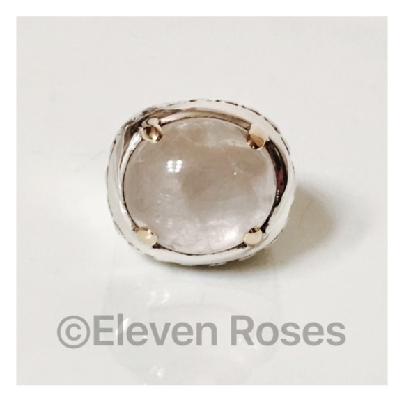 John Hardy Jewelry - John Hardy Sterling & 18k Batu Bamboo Dome Ring